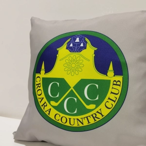 cuscino personalizzato golf club hotel