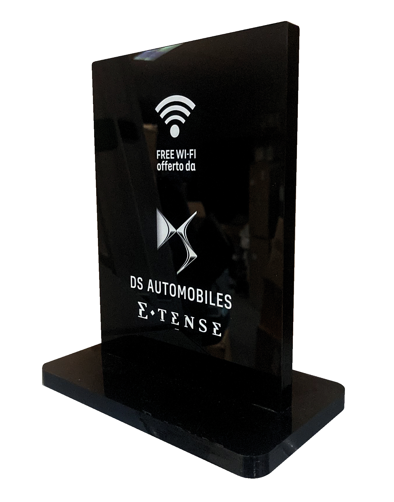 Trophée découpé en plexiglas noir – Image 1