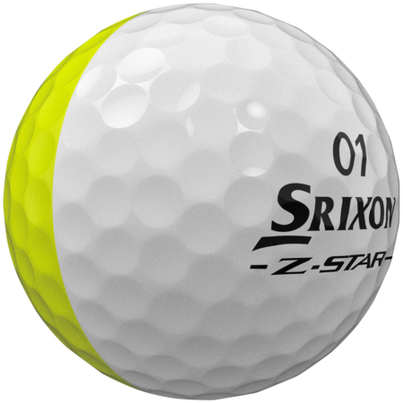 srixon z star divide blanches et jaunes