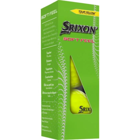srixon soft feel amarillas personalizadas
